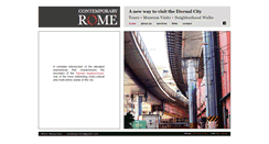Desktop Screenshot of contemporaryrome.com